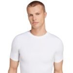Mens adidas Techfit Short Sleeve Tee white JP4675 - Image 4