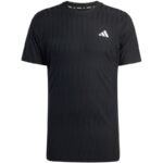 Mens adidas Tennis Climacool+ AirChill FreeLift Tee black JF8459 - Image 2