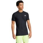 Mens adidas Tennis Climacool+ AirChill FreeLift Tee black JF8459 - Image 4