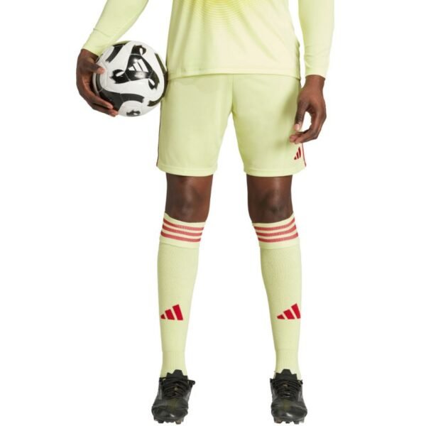 Mens adidas Tiro 24 shorts yellow and red JI6090