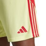 Mens adidas Tiro 24 shorts yellow and red JI6090 - Image 5