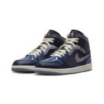 Mens Air Jordan 1 Mid SE Craft Obsidian Shoes - DR8868-400 - Image 2
