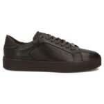 Mens brown leather sneakers Filippo MP8274 - Image 3
