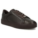 Mens brown leather sneakers Filippo MP8274