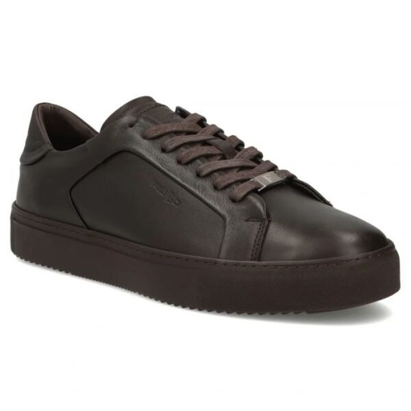 Mens brown leather sneakers Filippo MP8274