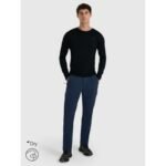 Mens quick-drying trekking longsleeve with merino wool 4F 4FWAW25TFLOM430-20S - Image 4