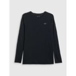Mens quick-drying trekking longsleeve with merino wool 4F 4FWAW25TFLOM430-20S - Image 6