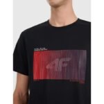 Mens regular printed T-shirt 4F 4FRAW25TTSHM3224-20S - Image 4