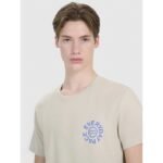 Mens regular printed T-shirt 4F 4FWSS25TTSHM1980-83S - Image 4