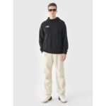 Mens sweatshirt with hood, open, 4F 4FRAW24TSWSM2072-20S - Image 4