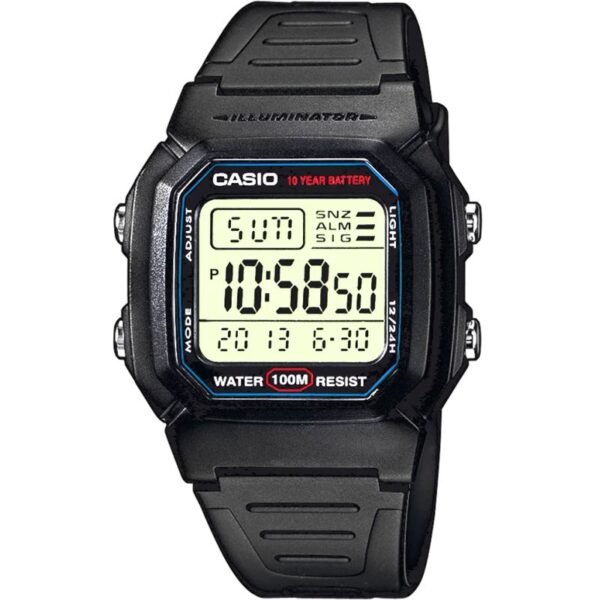 Mens Watch CASIO W-800H-1AVDF + BOX