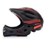 Meteor Lupus S Full-Face Bike Helmet 48-52 cm Black/Red - Image 3