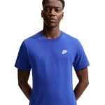 Nike Club Tee Mens T-Shirt Blue AR4997 417 - Image 3