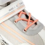 NILS Extreme NH18190 2in1 inline skates, white and pink, size S (29-33), with replaceable hockey blade - Image 4