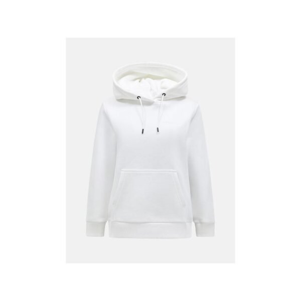 Peak Performance W Original Small Logo Hoo Sweatshirt White
