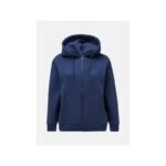 Peak Performance W Original Small Logo Zip Sweatshirt Blue