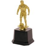Plastic pedestal for a figurine - black
