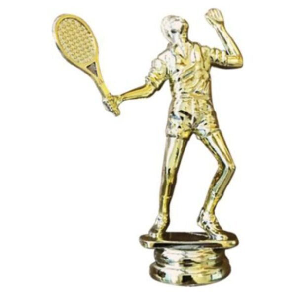 Plastic tennis figure