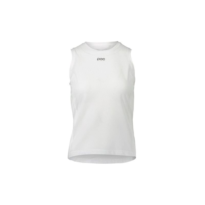 lupin-wear-ca-poc-w-s-essential-layer-vest-women-s-cycling-jersey-white-3037636 POC Ws Essential Layer Vest Womens Cycling Jersey White - Image 1