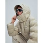 POC WS Race Loft Parka Coat Beige - Image 3