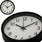 PP WALL CLOCK 20CM BLACK - Image 2