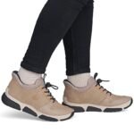Rieker 45963-20 comfortable beige womens shoes - Image 7