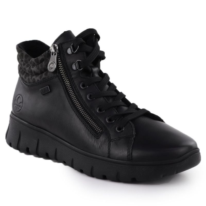 lupin-wear-ca-rieker-n1305-00-women-s-leather-waterproof-ankle-boots-black-1809200 Rieker N1305-00 womens leather waterproof ankle boots, black - Image 1