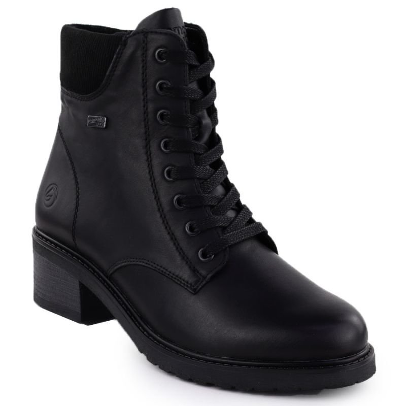 lupin-wear-ca-rieker-remonte-d1a70-01-women-s-leather-waterproof-ankle-boots-black-1719198 Rieker Remonte D1A70-01 Womens Leather Waterproof Ankle Boots Black - Image 1