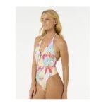 RIP CURL Cala Vadella Cheeky One Piece Turquoise Swimsuit - Image 2