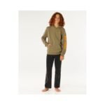 RIP CURL Eternal Shred Art Hood-Boy Green - Image 3