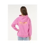 RIP CURL Surf Puff Hood-Girl pink sweatshirt - Image 3