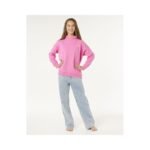 RIP CURL Surf Puff Hood-Girl pink sweatshirt - Image 4