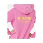 RIP CURL Surf Puff Hood-Girl pink sweatshirt - Image 5