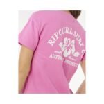 RIP CURL Surf Puff Party Pack Relaxed Pink Womens T-Shirt - Image 4