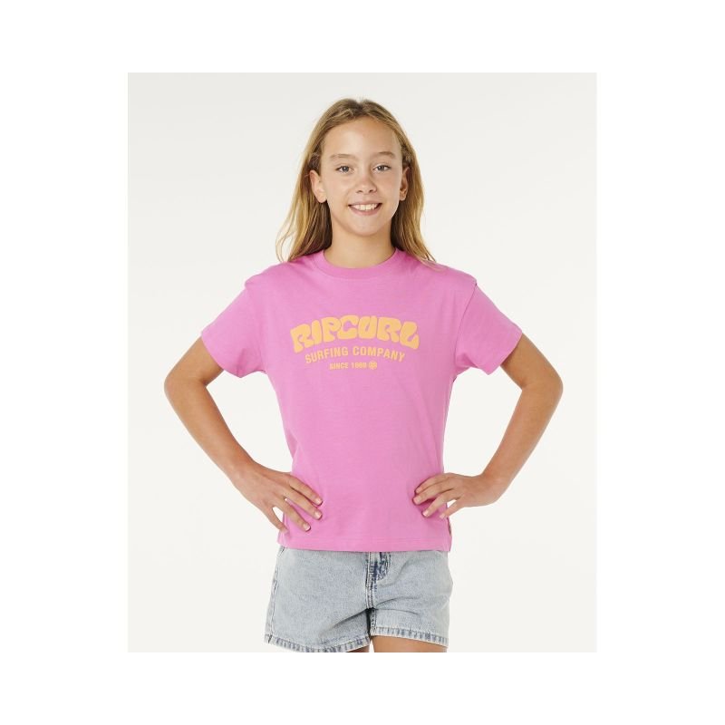 lupin-wear-ca-rip-curl-surf-puff-relaxed-tee-girl-pink-3037129 RIP CURL Surf Puff Relaxed Tee-Girl Pink - Image 1