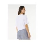 RIP CURL Womens Poolside Heritage Tee White - Image 3
