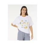 RIP CURL Womens Poolside Heritage Tee White