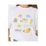 RIP CURL Womens Poolside Heritage Tee White - Image 5