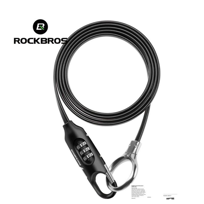 lupin-wear-ca-rockbros-bike-lock-32120004001-black-1897975 Rockbros bike lock 32120004001 black - Image 1