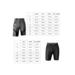 Rockbros mens 2-in-1 cycling shorts, gray, size L - Image 3
