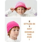 ROCKBROS reversible childrens winter hat pink - Image 2