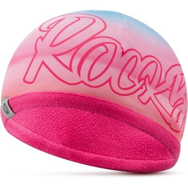 ROCKBROS reversible childrens winter hat pink