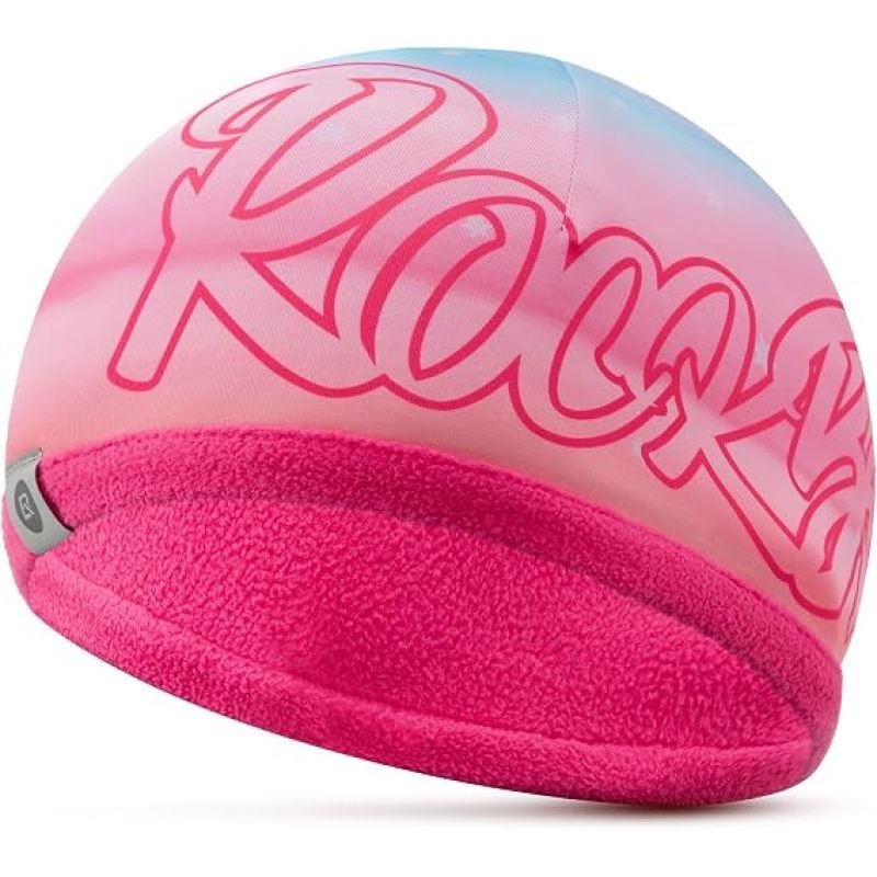 lupin-wear-ca-rockbros-reversible-children-s-winter-hat-pink-3295390 ROCKBROS reversible childrens winter hat pink - Image 1