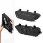 Rockbros TL003 ROAD TO SKY 2L Frame Bag Waterproof – Black - Image 7