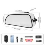 Rockbros TL004 ROAD TO SKY 0.7L Frame Bag Waterproof – White - Image 3