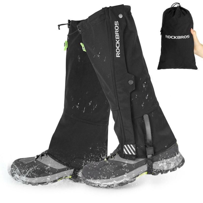lupin-wear-ca-rockbros-waterproof-gaiters-tt014-black-xl-3295395 ROCKBROS waterproof gaiters TT014 black XL - Image 1