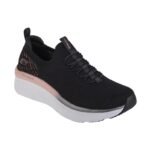 Skechers DLux Walker Let It Glow 149366-BKRG Black 36