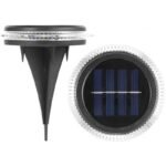 SOLAR DISC LAMPS FOR GROUND OR WALL MOUNTING 2 PCS