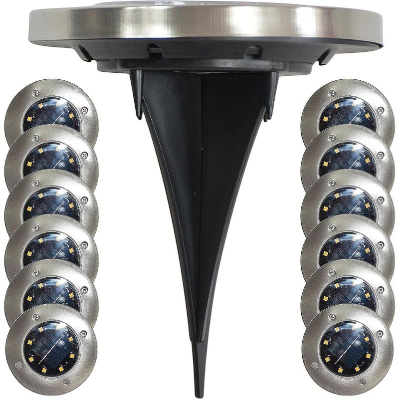 lupin-wear-ca-solar-lamp-8-led-smd-for-drive-into-the-ground-set-of-12-pcs-1843247 SOLAR LAMP 8 LED SMD FOR DRIVE INTO THE GROUND, SET OF 12 PCS - Image 1