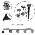 SOLAR LAMP SOLAR CHAIN 3M 4 LEGS - Image 2
